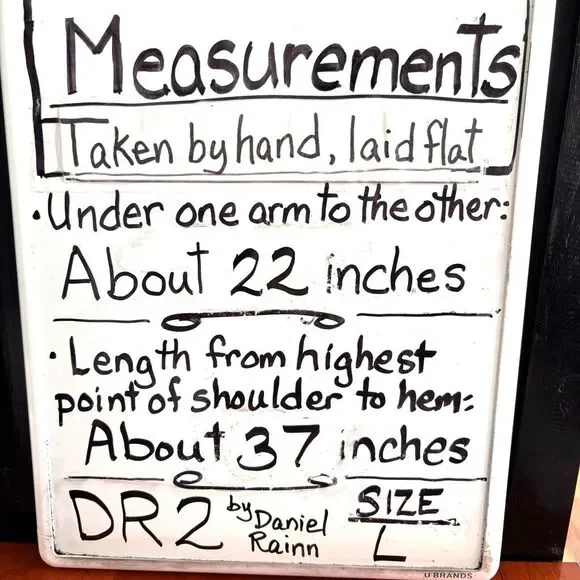 DR2 by Daniel Rainn L pleat back black crochet detailed paisley Pockets V-neck d - Picture 16 of 16